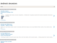 Tablet Screenshot of andreasancestors.com